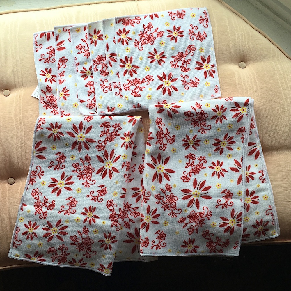 Temp-tations Set of 8 Microfiber Kitchen Towels